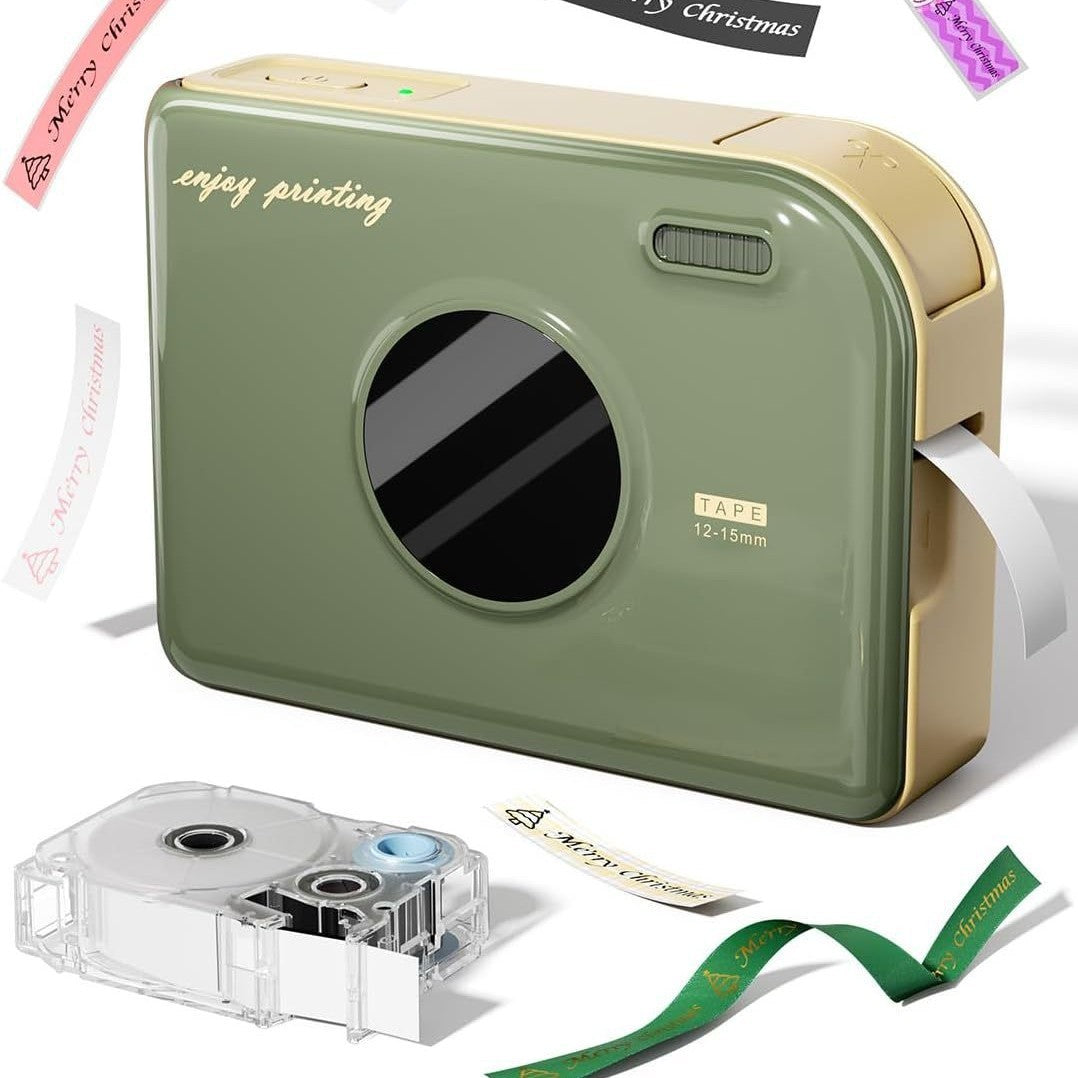 Mini Thermal Printer – Bluetooth Ribbon & Label Maker for DIY & Packaging