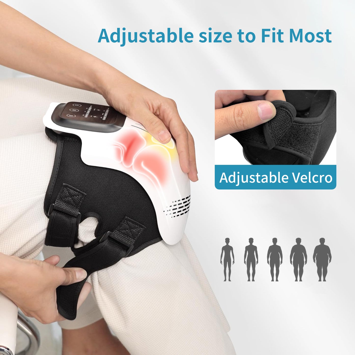 Wireless Portable Abdominal Massager Pad - Your Instant Heating & Vibration Pain Relief Gadget